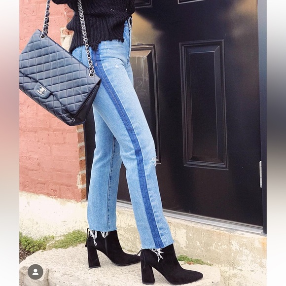 PISTOLA Denim with stripe button up - Picture 1 of 5